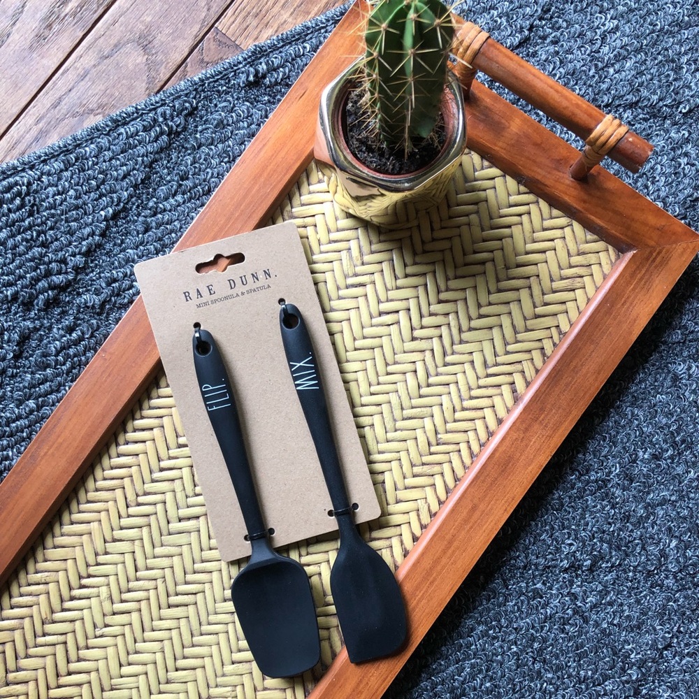 NWT Rae Dunn Mini Flip Spoonula & Spatula Set
